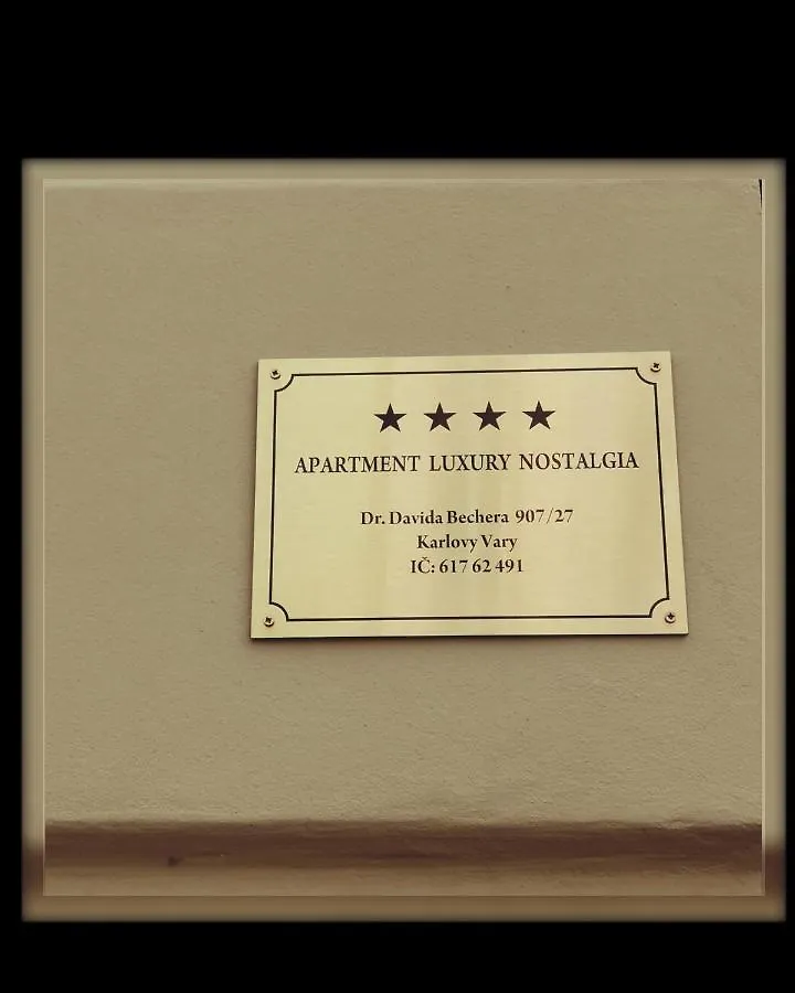 Apartment Luxury Nostalgia Karlovy Vary